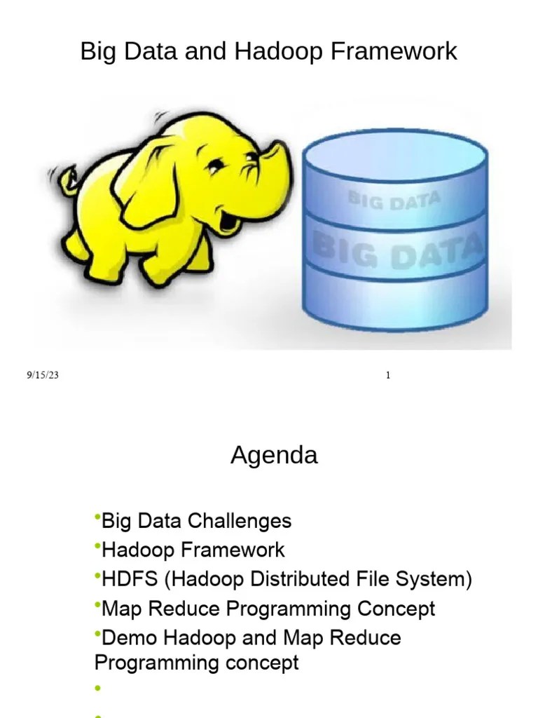 1 - Big Data And Hadoop Framework | PDF | Apache Hadoop | Big Data