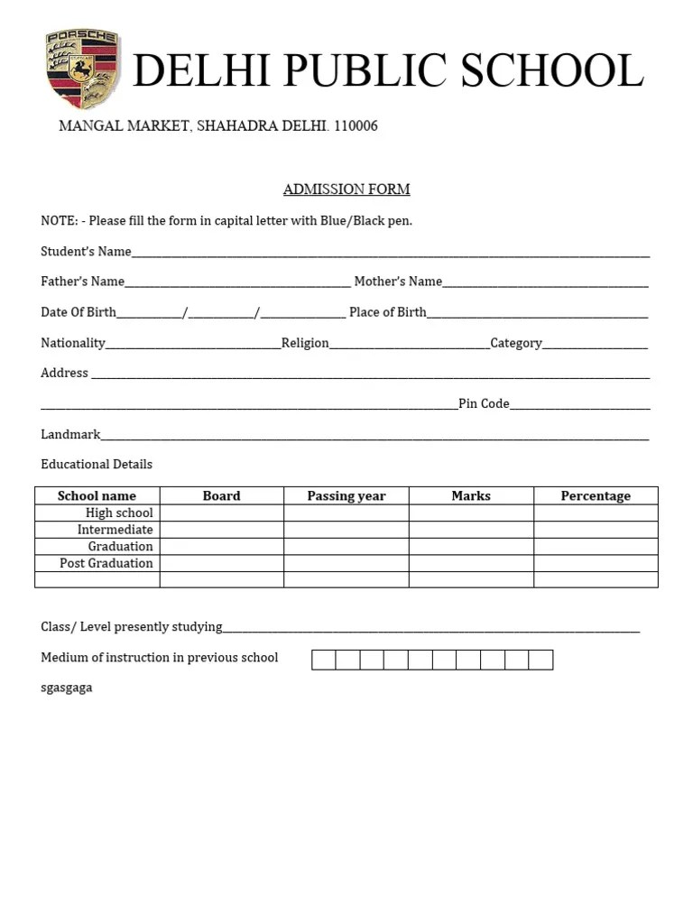 Delhi public school