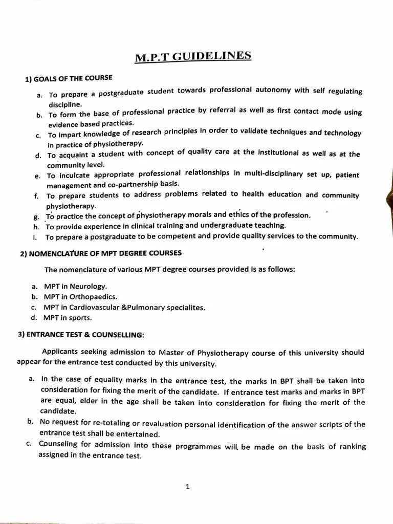 MPT Syllabus | PDF | Statistics | Electromyography