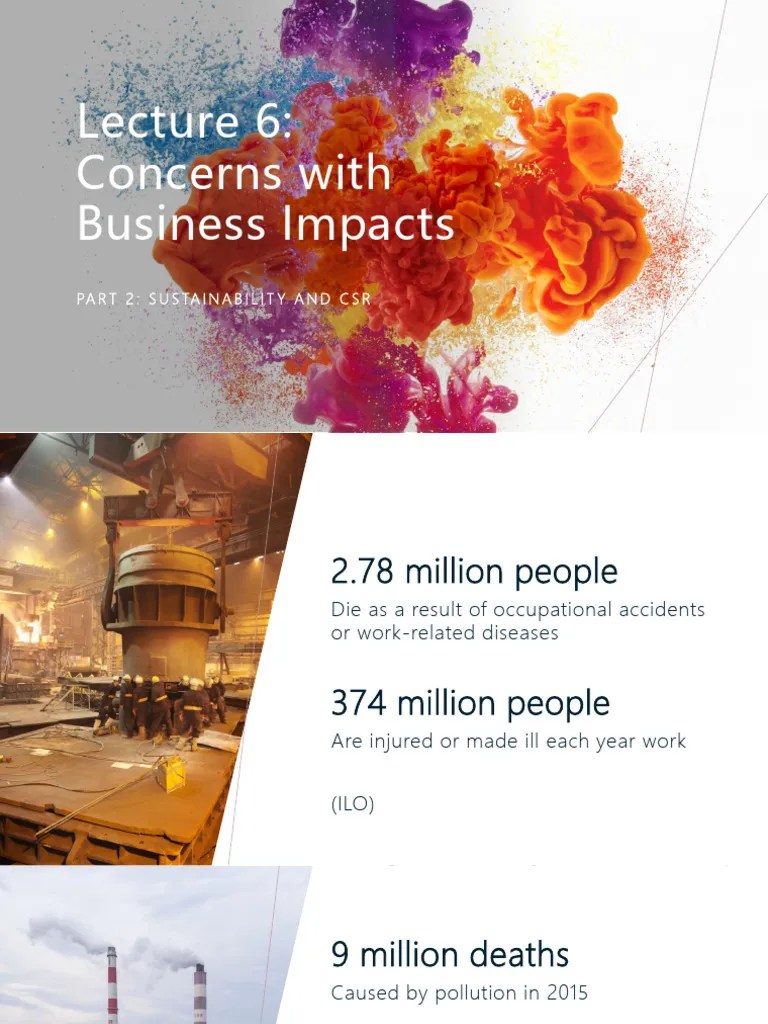 Lecture 6 - Ethics&CSR | PDF | Climate Change | Greenhouse Gas