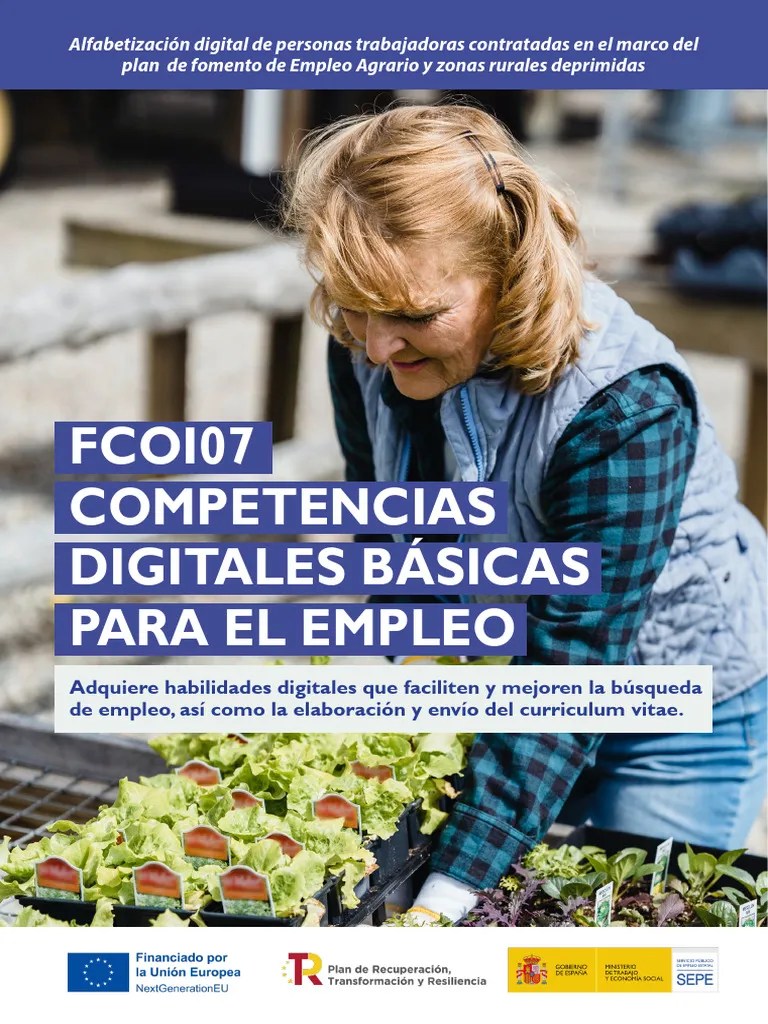 Manual FCOI07 Competencias Digitales Para El Empleo | PDF | Plan De Estudios | Análisis FODA