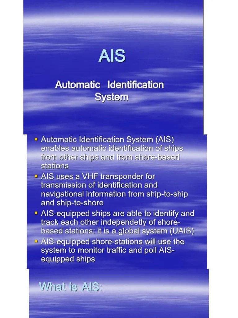 Introduction To Ais | PDF