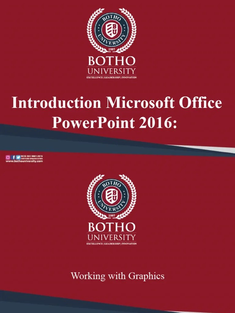 Microsoft Office PowerPoint (Working With Graphics) | PDF | Microsoft ...