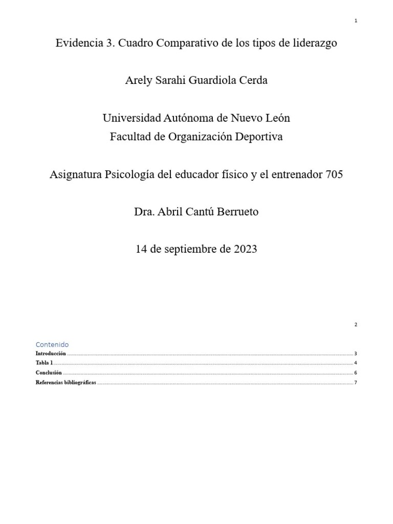 Tipos De Liderazgo | PDF | Liderazgo | Ciencias Del Comportamiento