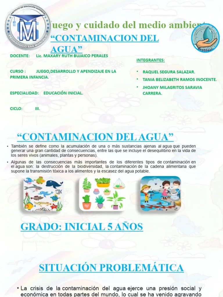 Gu A 1 Segundo B Sico Pdf La Contaminaci N Del Agua Contaminaci N - 4K Mountain Wallpapers for Desktop