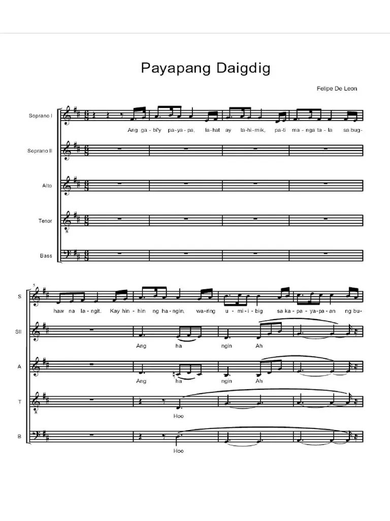 Payapang Daigdig SATB | PDF