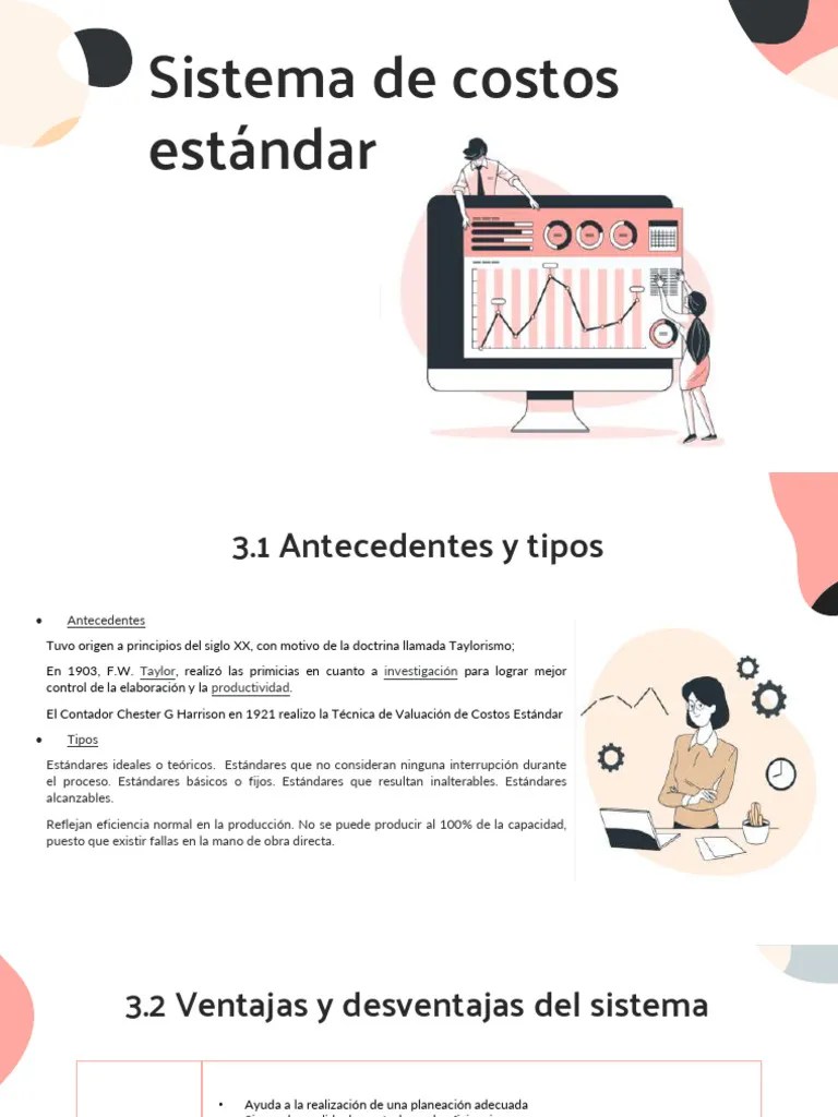 Sistema De Costos Estandar | PDF | Presupuesto | Costo