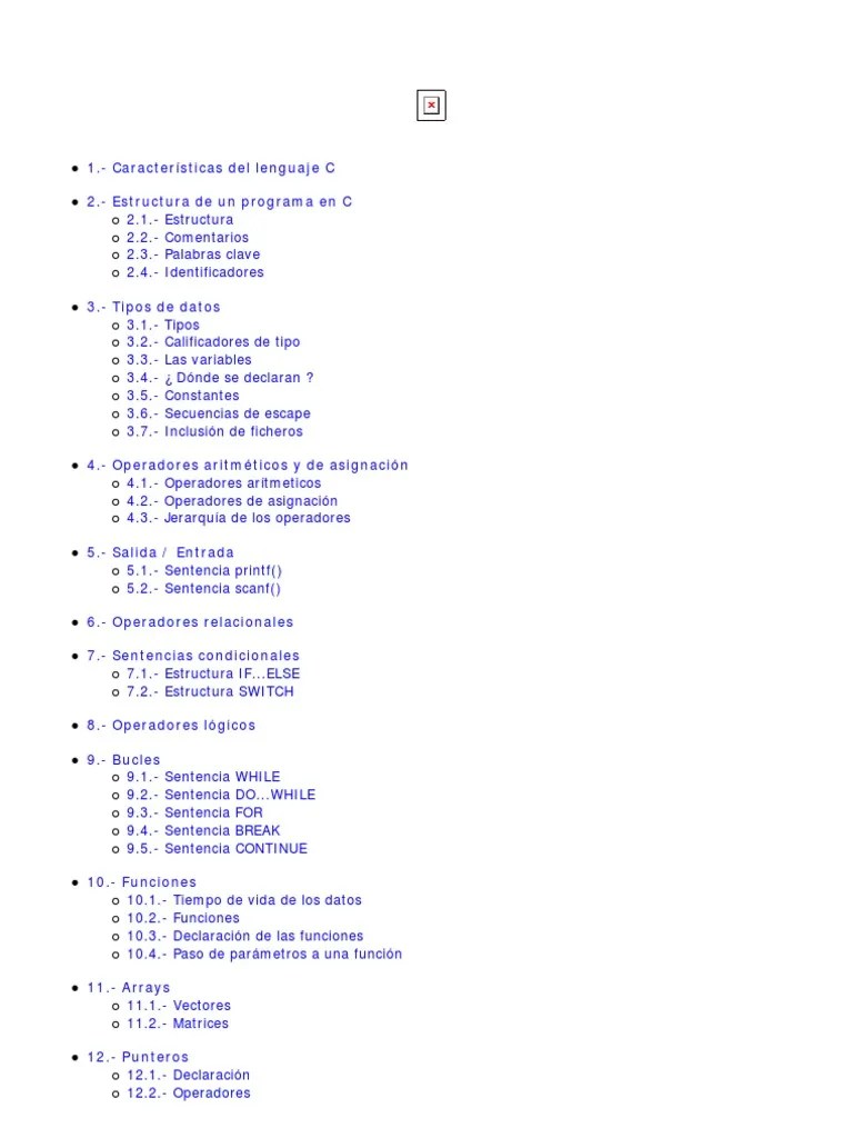 Manual C++ | PDF | Lenguaje De Programación | Puntero (Programación De ...