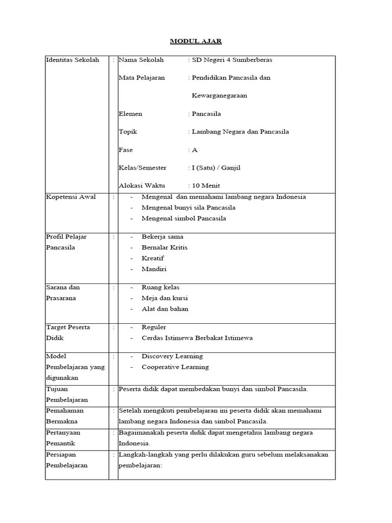 Contoh Lambang Pancasila | PDF