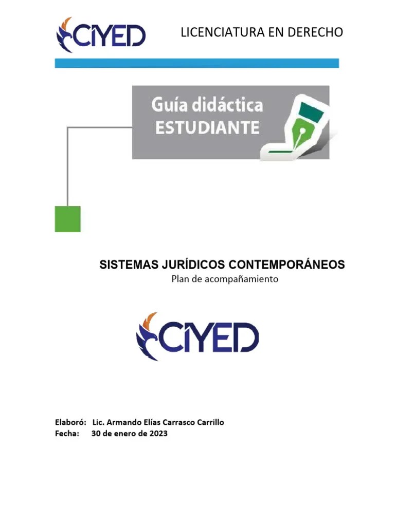 Sistemas Jurídicos Contemporáneos | PDF | Evaluación | Ley Común