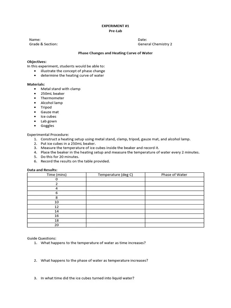 Pre Lab Sheet 1 | PDF