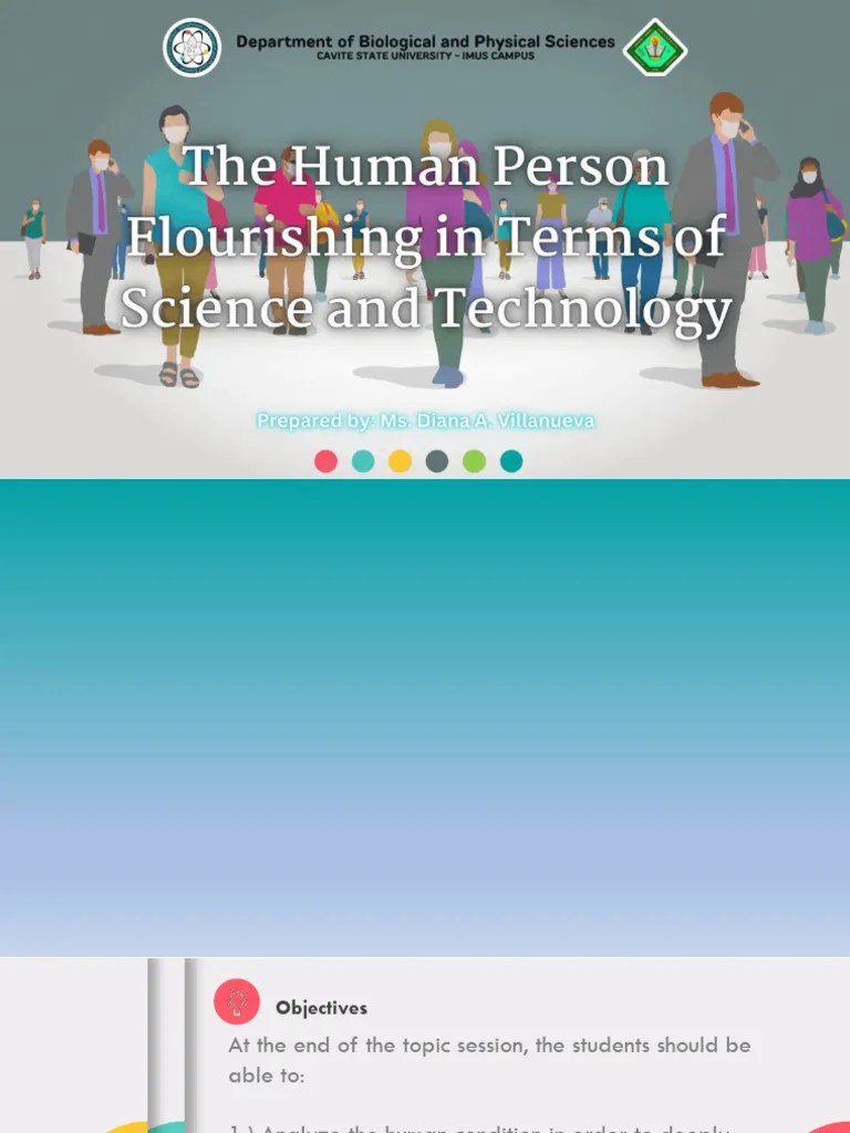 Module 4 The Human Person Flourishing In Terms Of Science And ...
