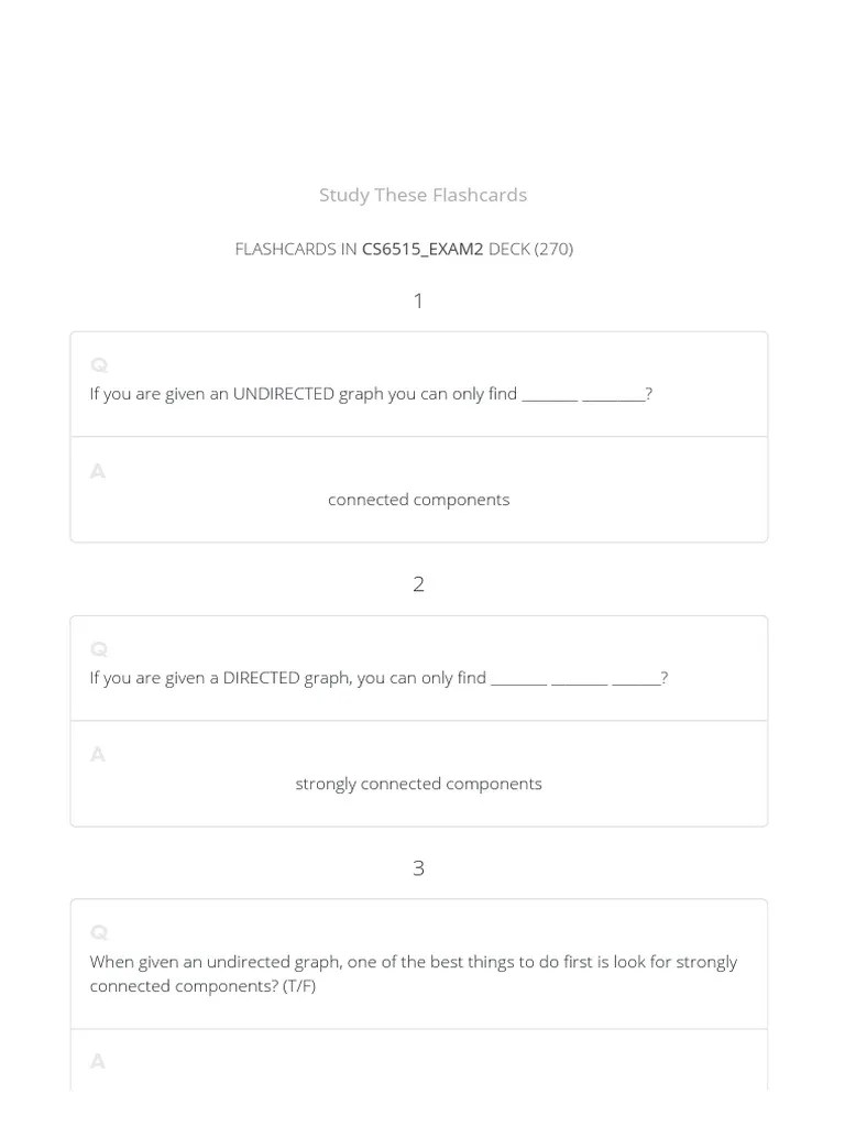 GeorgiaTech CS-6515: Graduate Algorithms: CS6515 - Exam2 Flashcards By ...