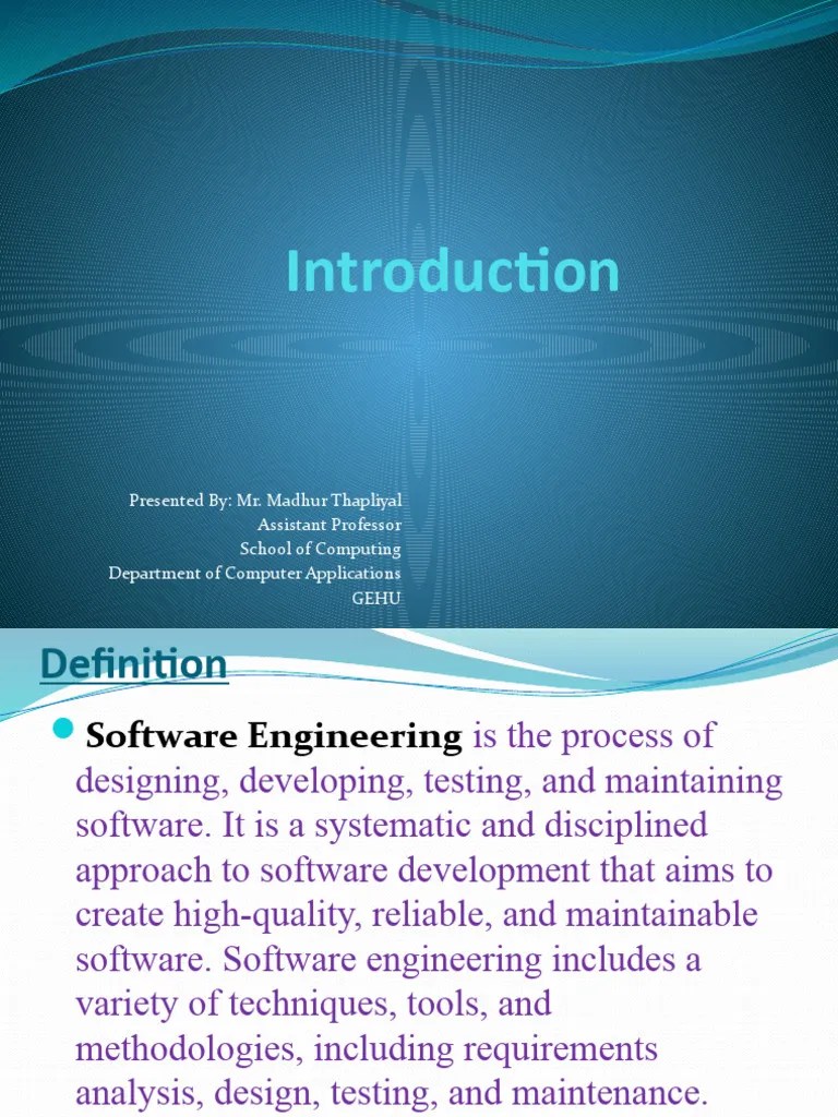 Introduction To Software Engineering | PDF | Software | Software Testing