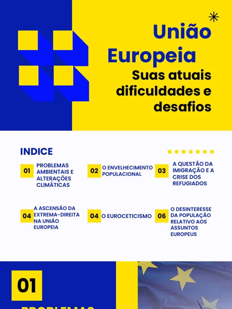 As Dificuldades E Os Desafios Da Atual União Europeia | PDF