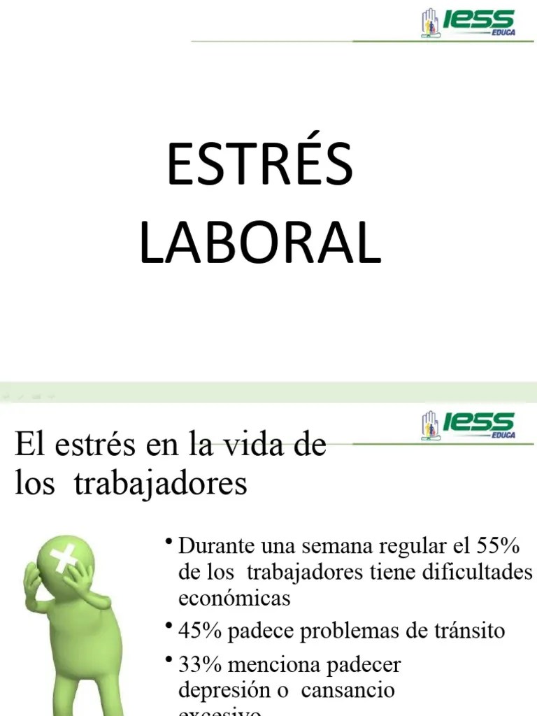 Estres Laboral | PDF | Estrés (biología) | Ansiedad