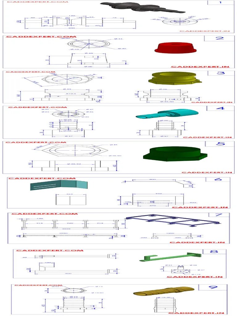 SOLIDWORKS DRAWING 3D FOR PRACTICE Technical Design | PDF