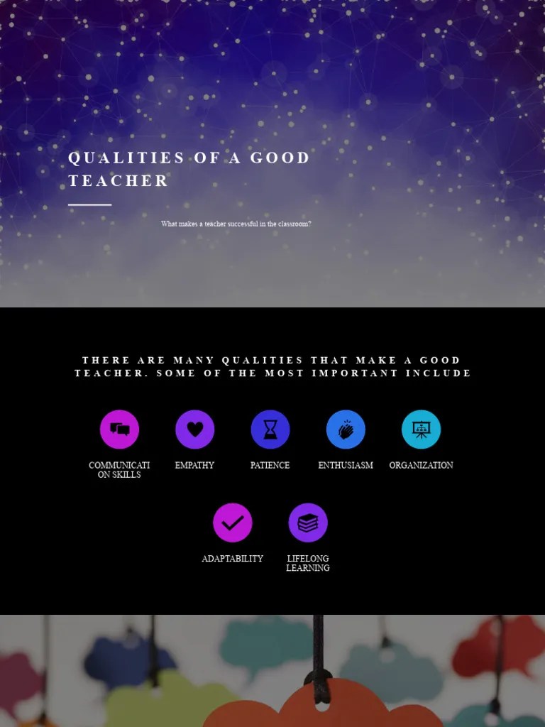 Qualities Of Good Teacher | PDF | Teachers | Learning