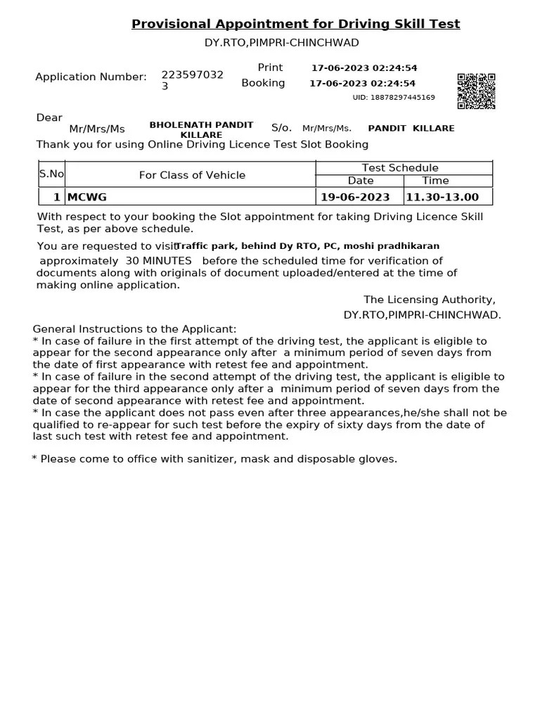 Driving Licence | PDF