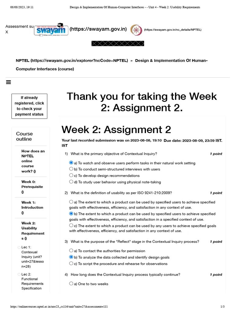 Design & Implementation Of Human-Computer Interfaces - Unit 4 - Week 2 ...