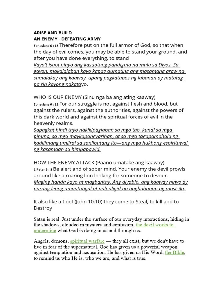 Full Armor Of God | PDF