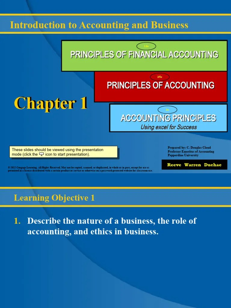 Pertemuan 2 - Chapter 1 | Download Free PDF | Generally Accepted Accounting Principles (United ...