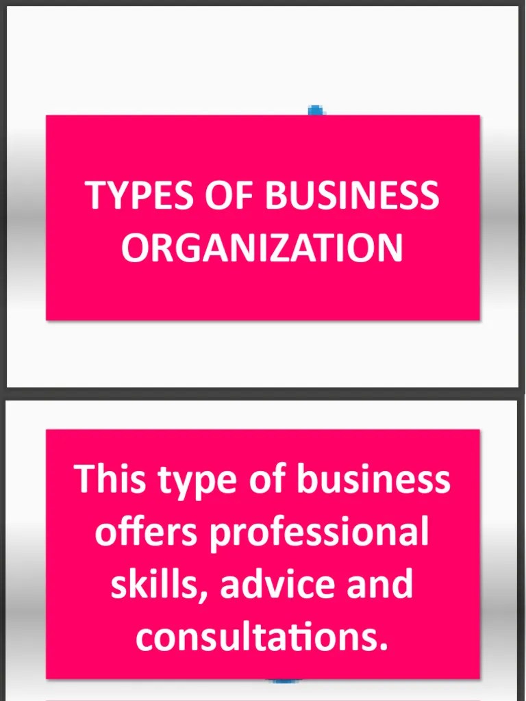 1 Types Of Business Organization | PDF