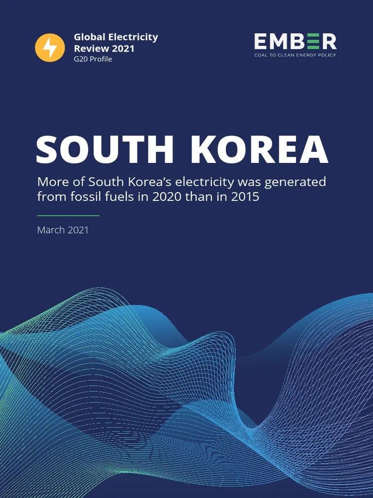 Global Electricity Review 2021 South Korea | PDF | Electricity Generation | Coal