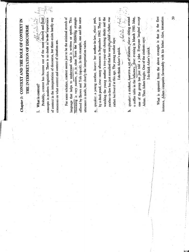 Discourse Analysis | PDF