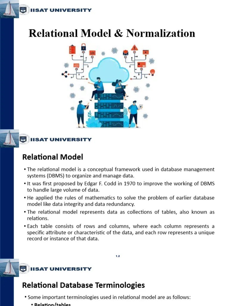 Relational Model & Normalization | PDF | Relational Database ...