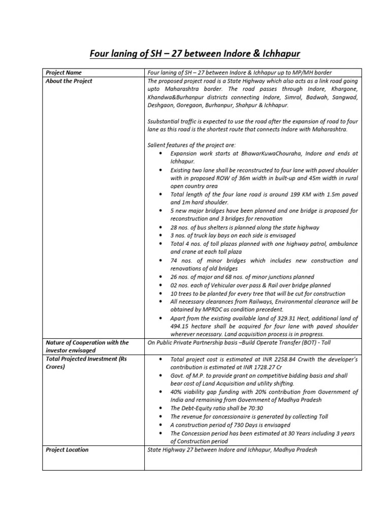 Brochure Indore Icchapupr | PDF