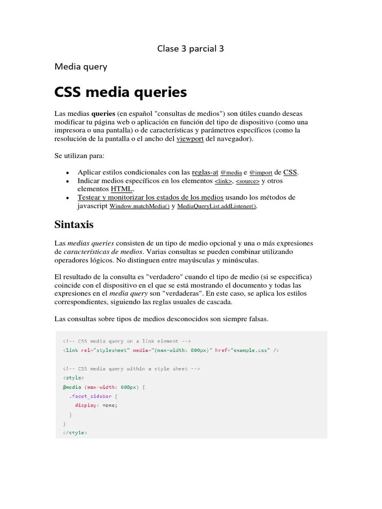 Clase 3 Parcial 3 | PDF