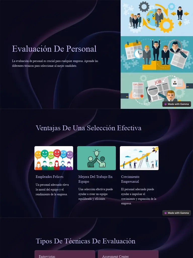 Evaluacion De Personal | PDF
