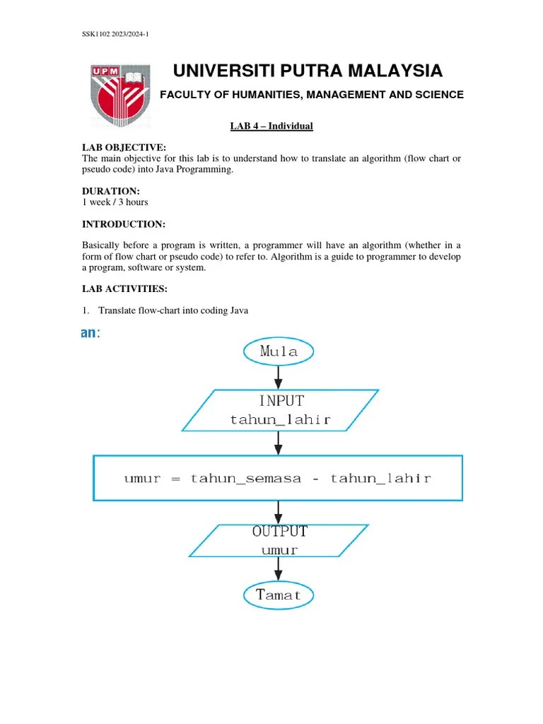 Lab 4 Translate Flow Chart | PDF