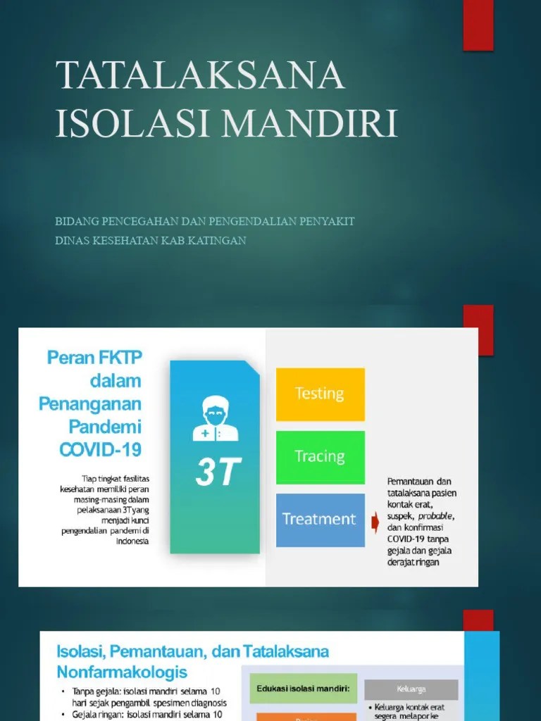 Tatalaksana Isolasi Mandiri (Ok) | PDF