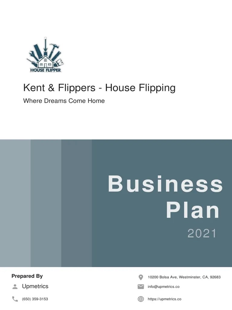 House Flipping Business Plan Example | PDF