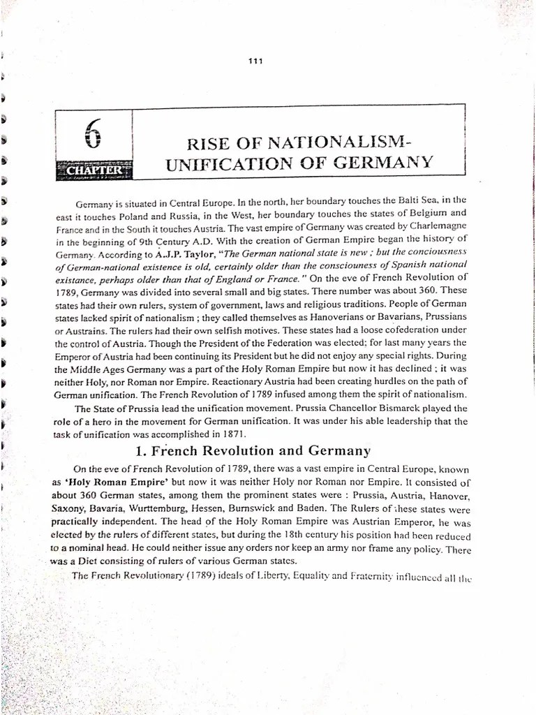 Unification Of Germany | PDF