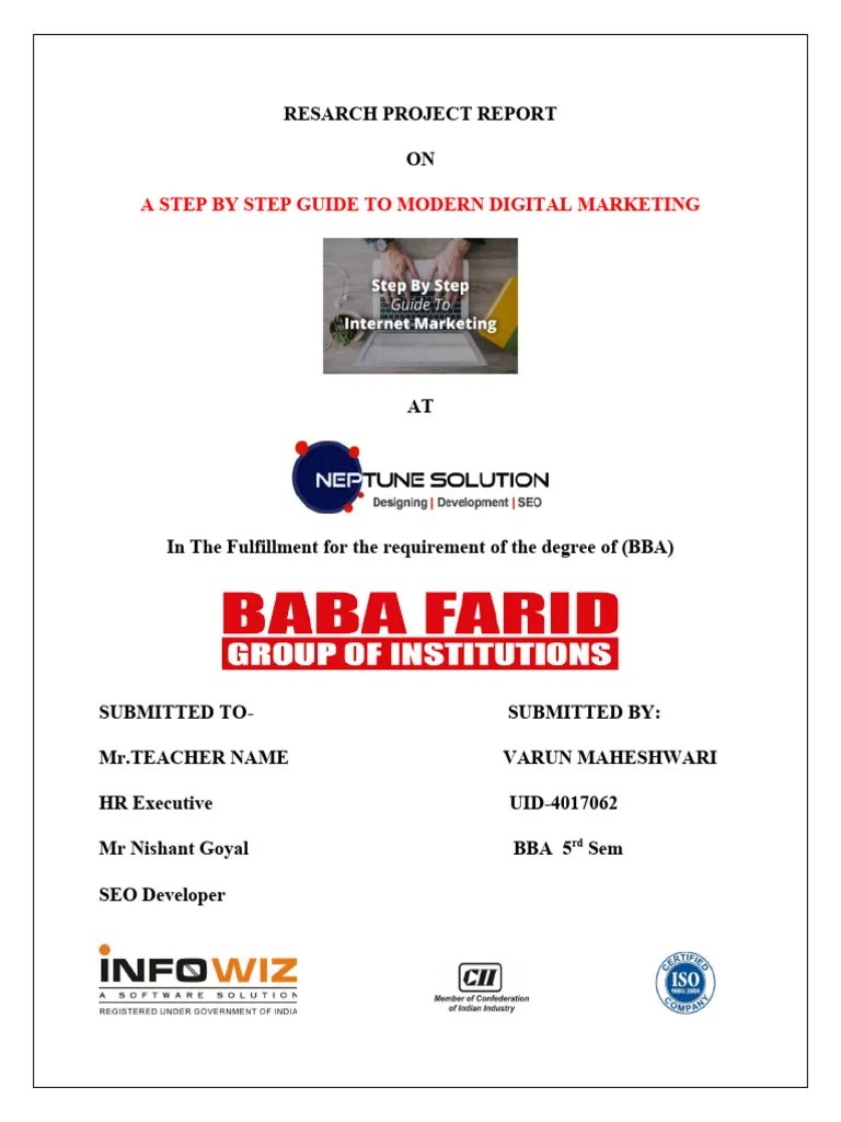 A Step By Step Guide To Modern Digital Marketing | PDF