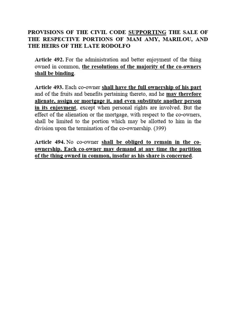 The New Civil Code | PDF