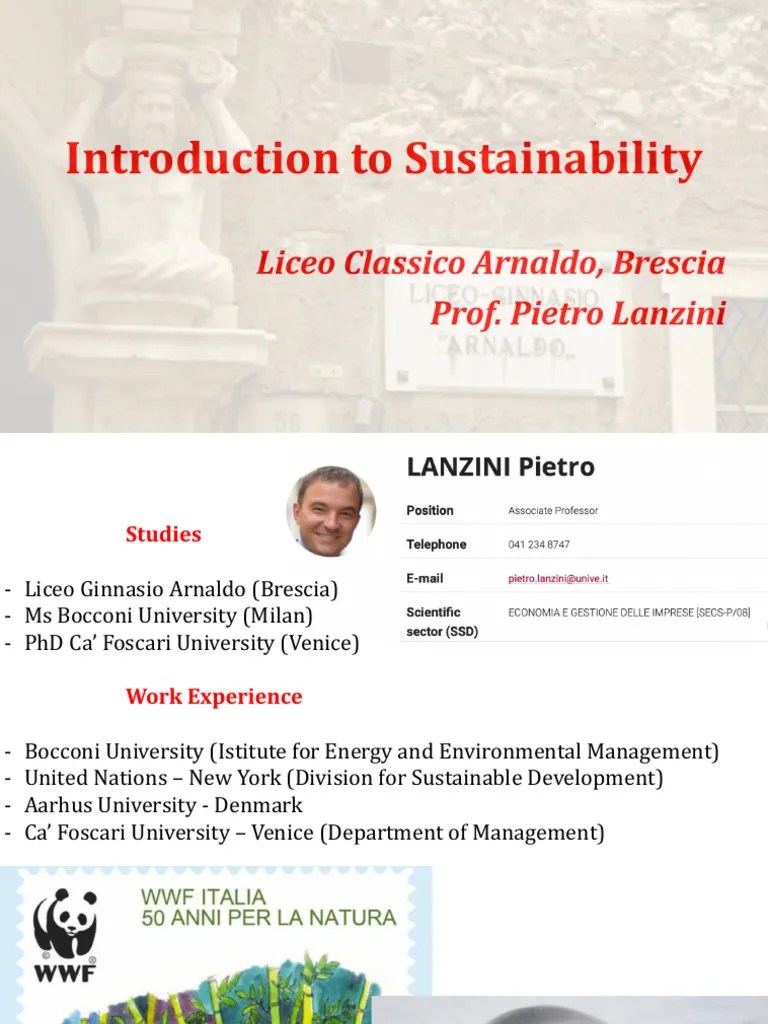 Introduction To Sustainability | PDF | Sustainability | Stock Market Index