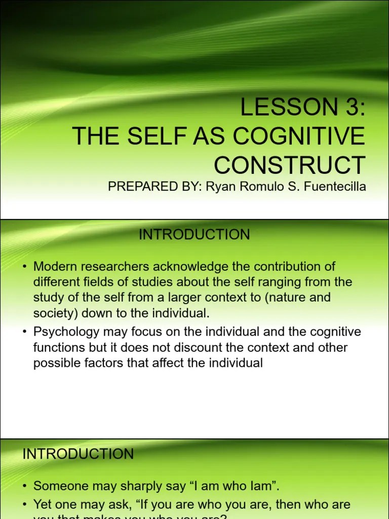 Uts Lesson 3 | PDF | Id | Self Esteem