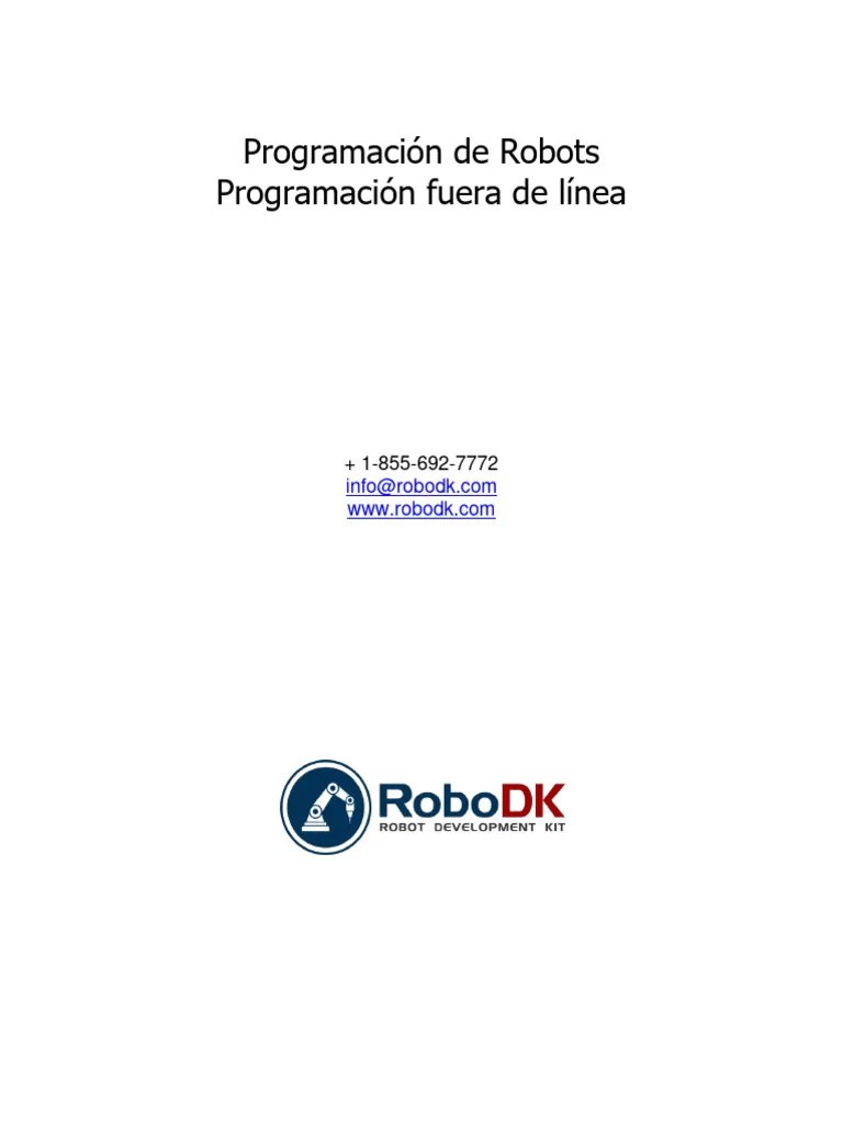 RoboDK Doc ES Robot Programs | PDF | Programación | Programa De Computadora