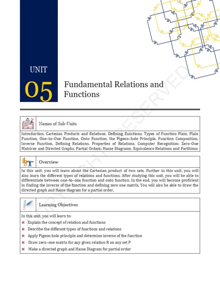 MCA Mathematical Foundation For Computer Application 05 | PDF ...