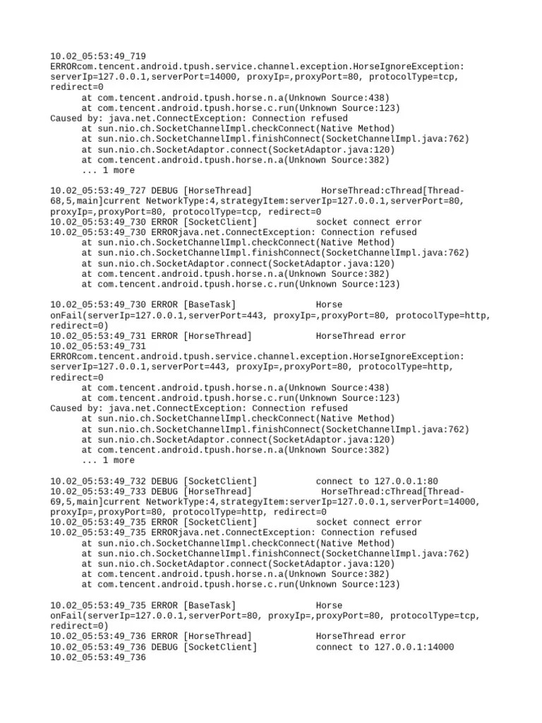 Log-20231002 0555 1 | PDF | Thread (Computing) | Java (Programming ...