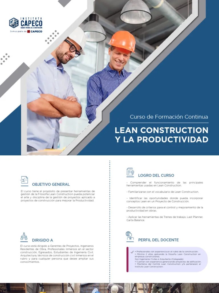 Curso Lean Construction Y La Productividad G 05MAR21 | PDF | Microsoft ...