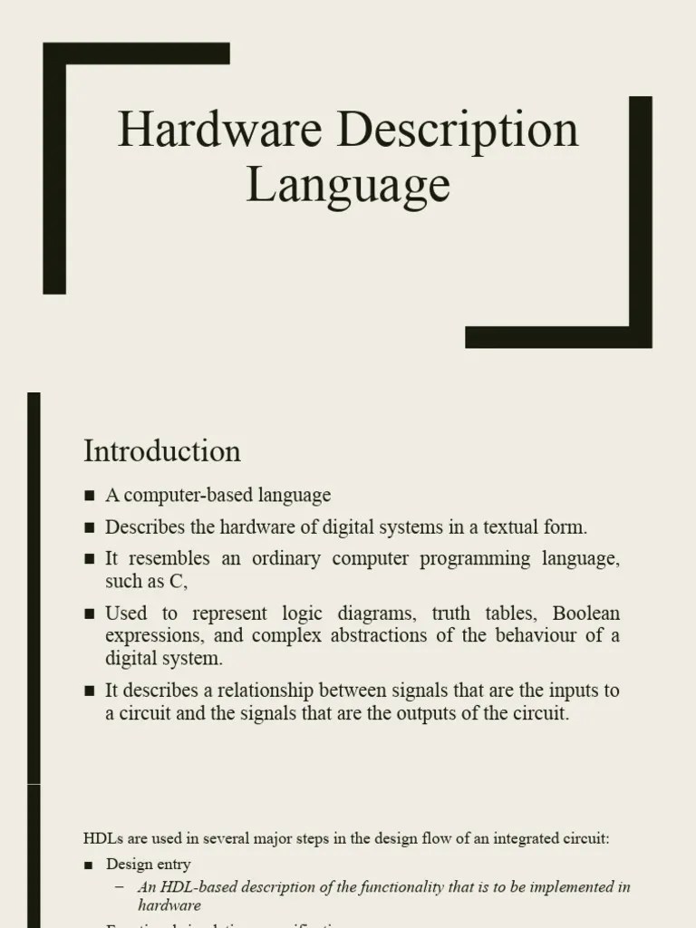 6 HDL | Download Free PDF | Hardware Description Language | Vhdl