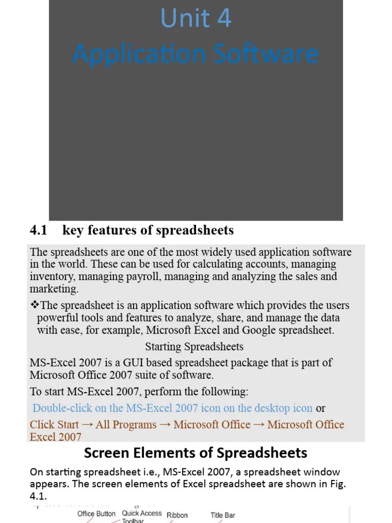10 CH 4 | PDF | Microsoft Excel | Spreadsheet
