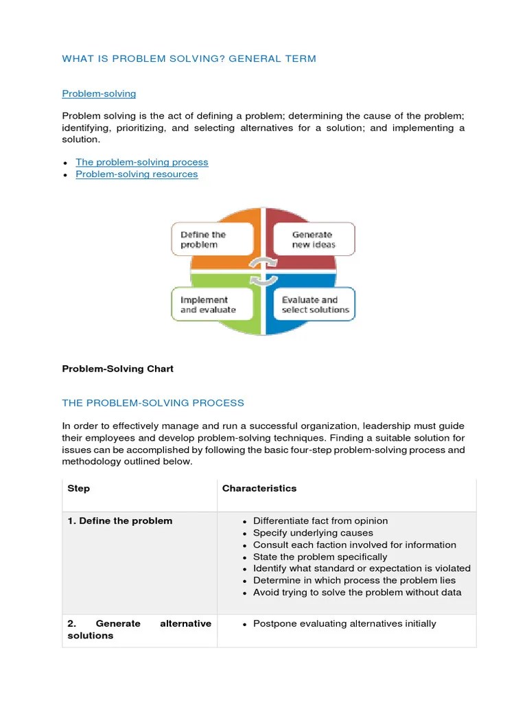 Problem Solving Lecture No. 1 | PDF | Brainstorming | Mathematics