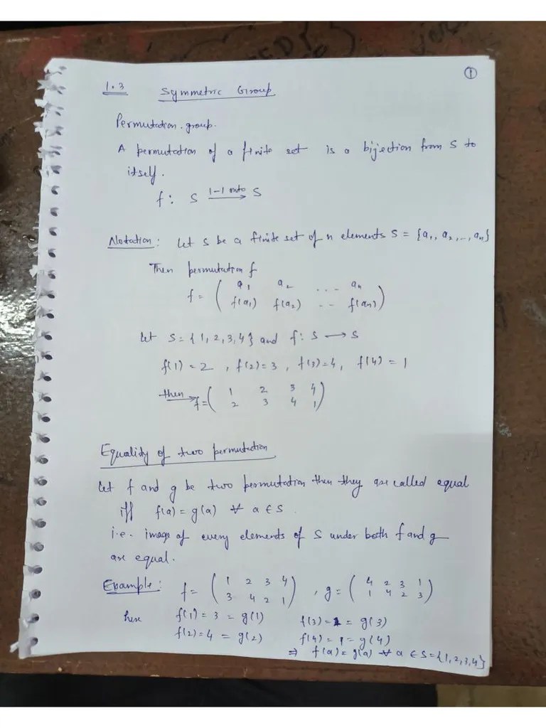Symmetric Group | PDF