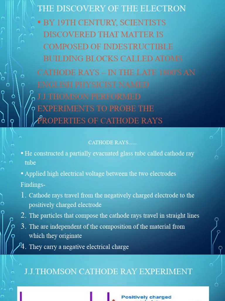 Unit2 - Cathode Ray | PDF | Atoms | Atomic Nucleus
